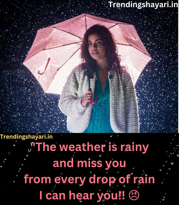 Monsoon Shayari in English