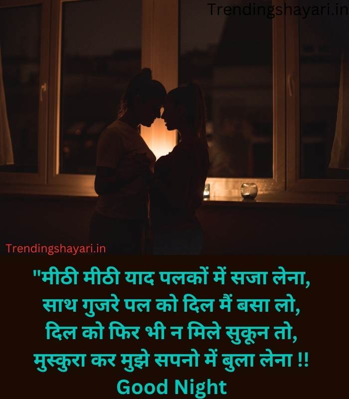 Romantic Good Night Shayari