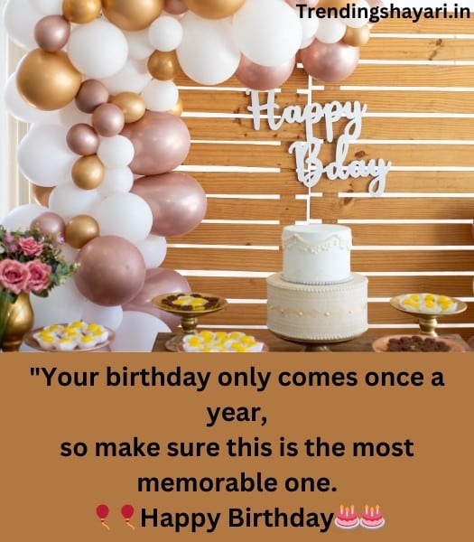 Birthday wishes in English