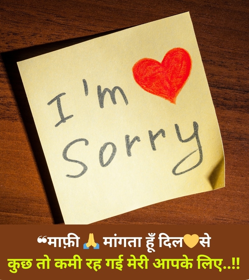 Feeling Sorry Shayari