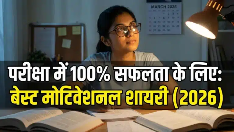 Exam Motivational Shayari