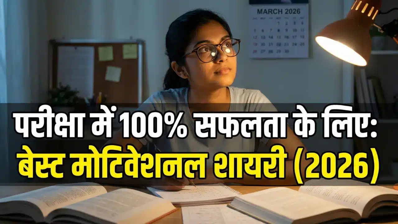 Exam Motivational Shayari