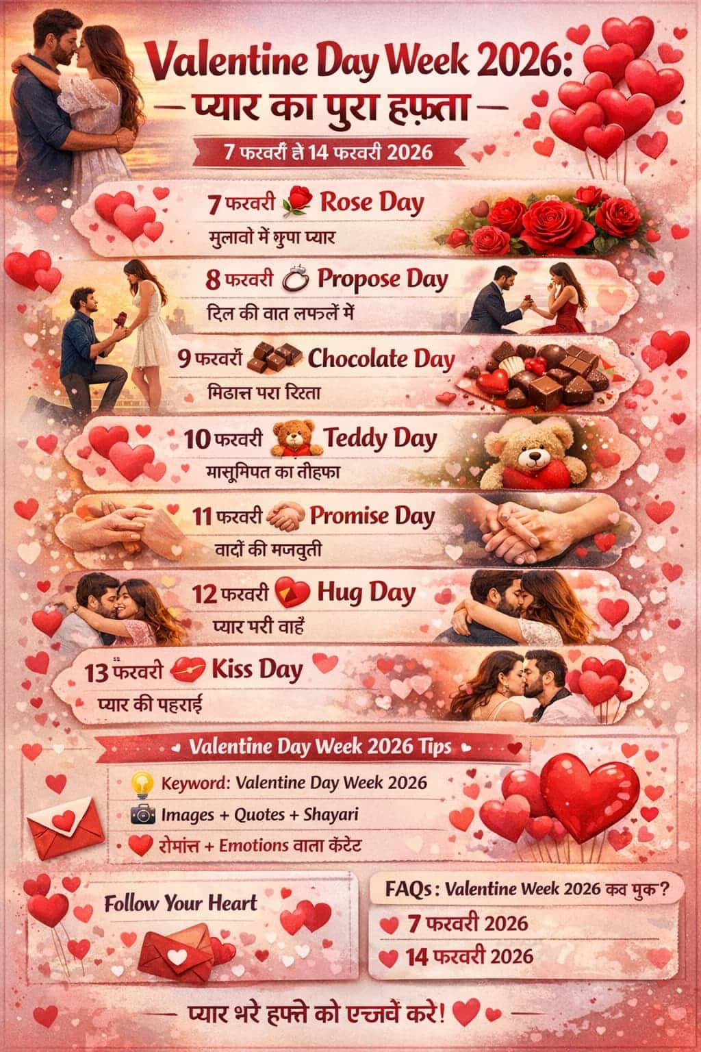 Valentine Week 2026 Full List
