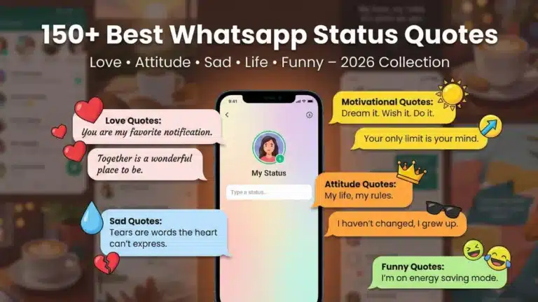 Whatsapp status quotes love